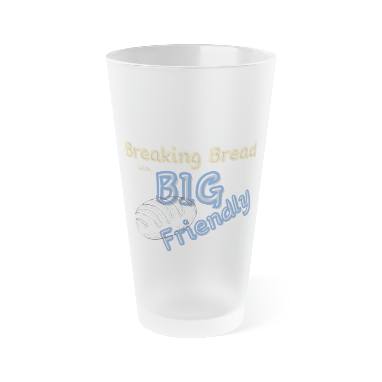 Frosted Pint Glass, 16oz