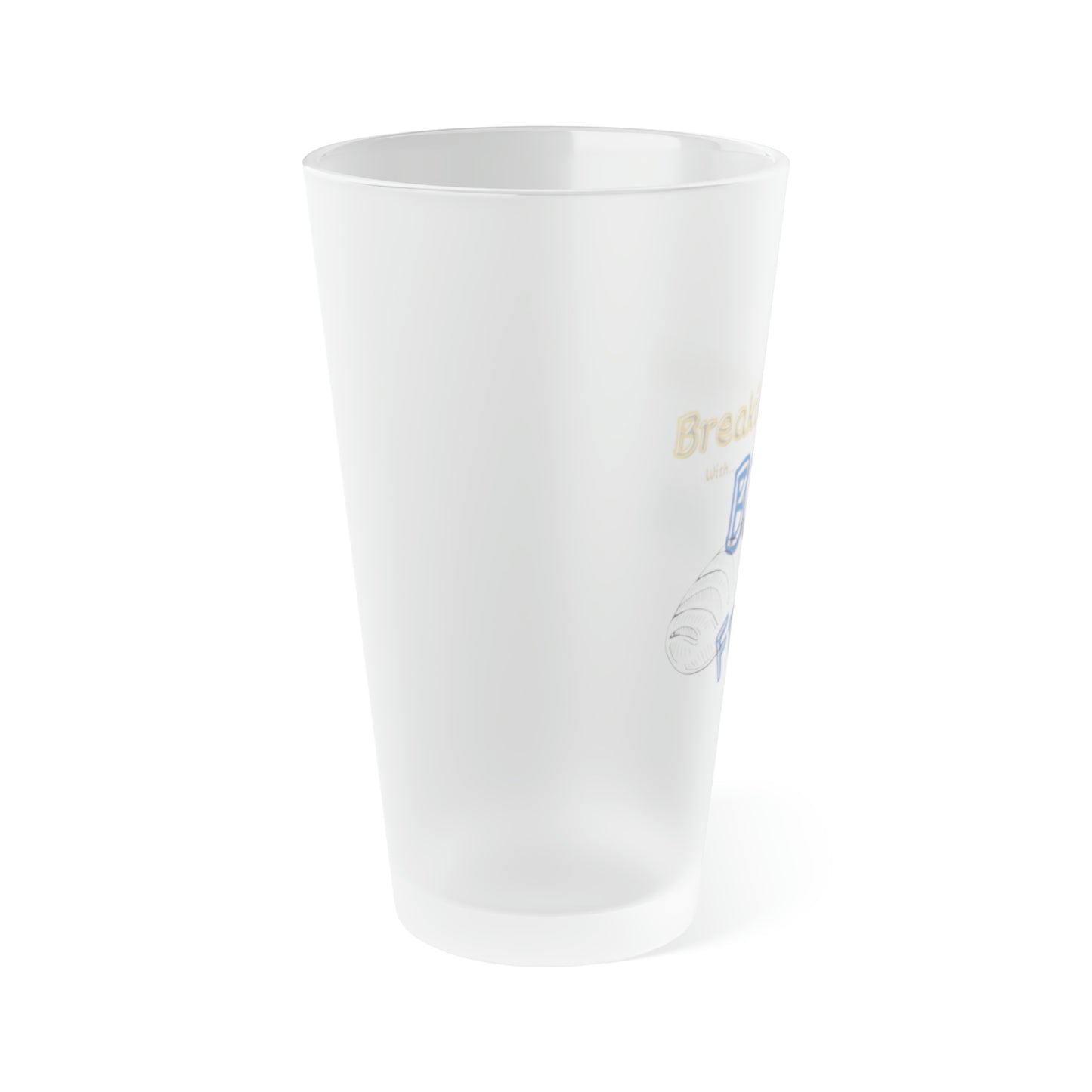 Frosted Pint Glass, 16oz