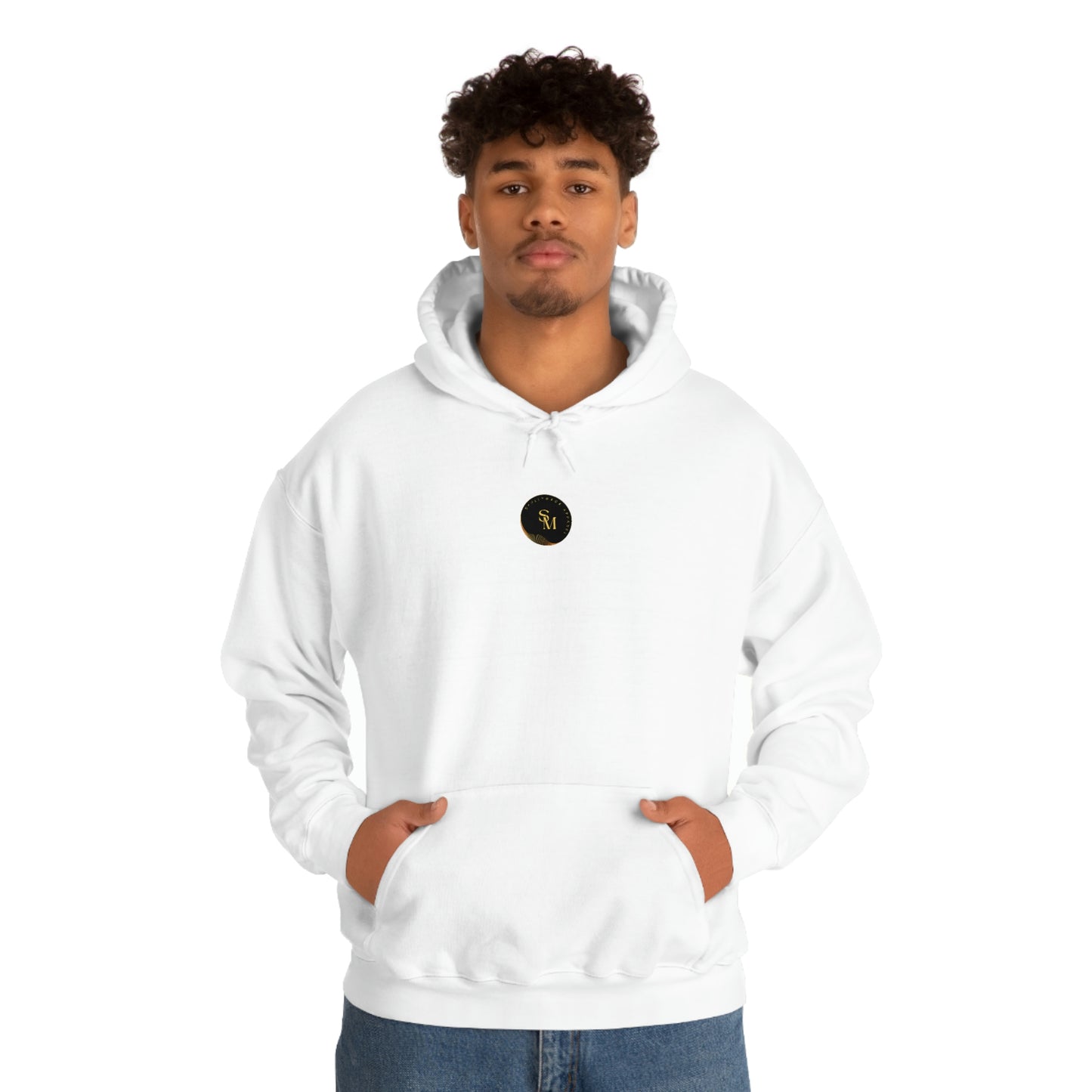 Skullymack OG wht Hooded Sweatshirt