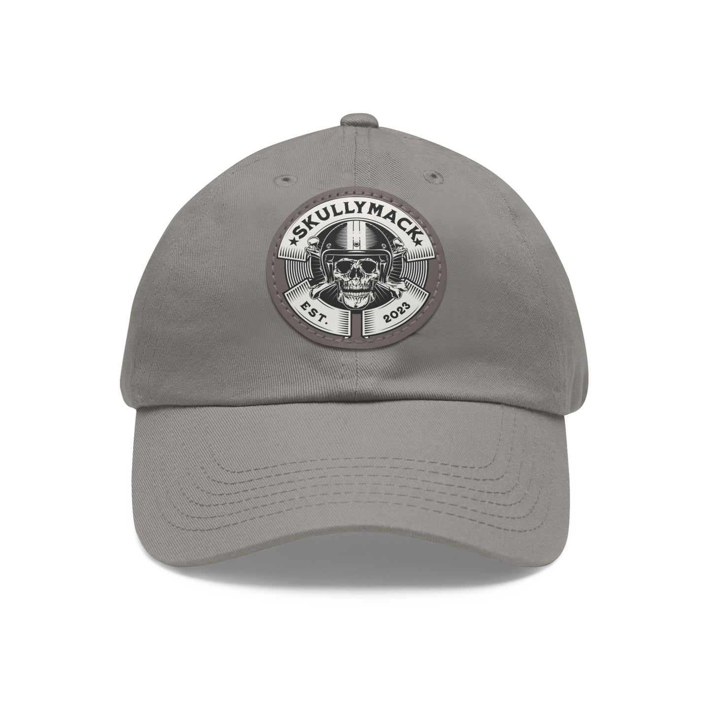 Skullymack Hat RGD with Leather Patch (Round)