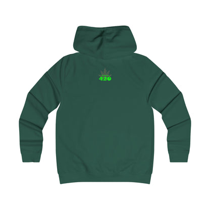 Skullymack It's 420 Girlie College Hoodie