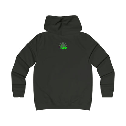 Skullymack 420 Girlie College Hoodie