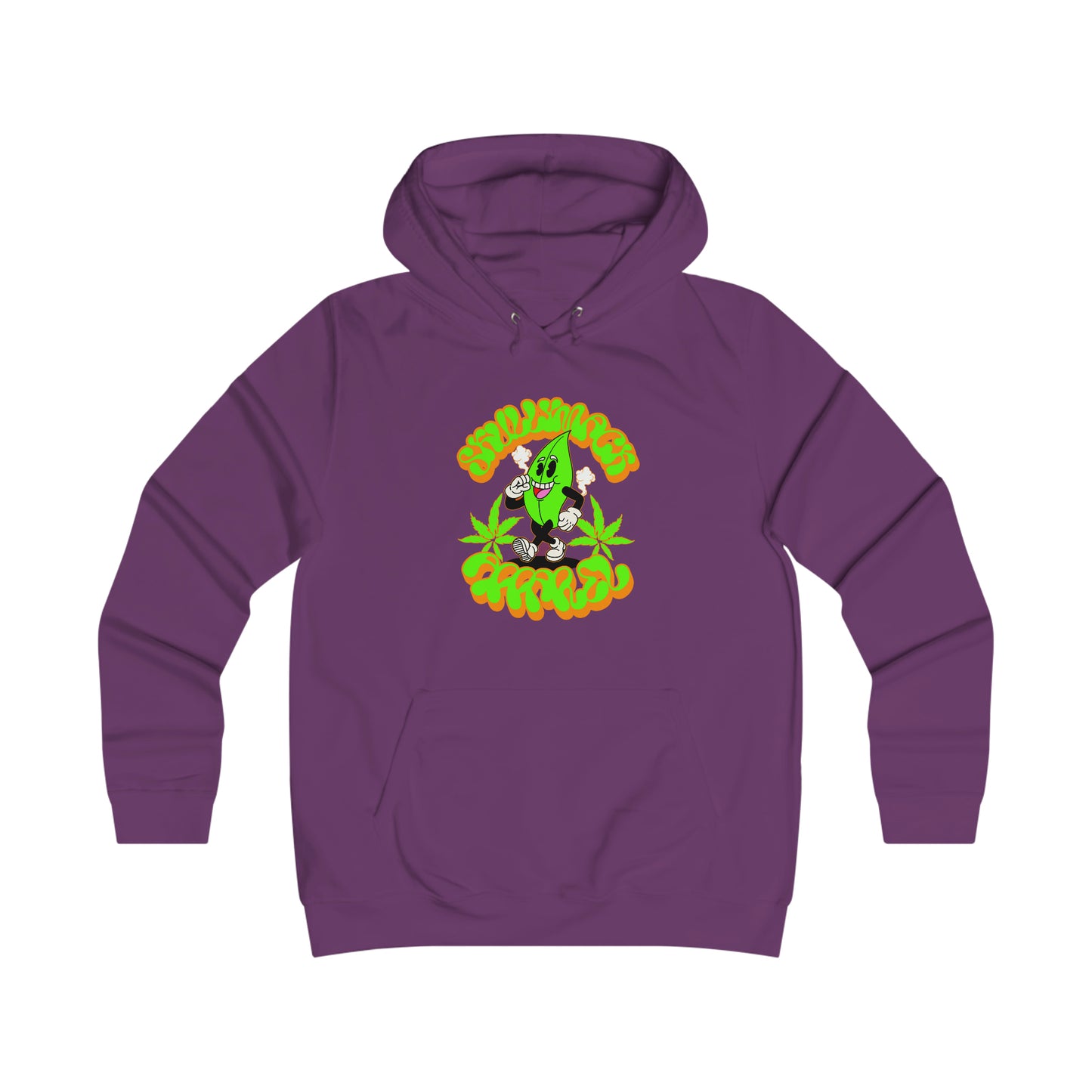 Skullymack 420 Girlie College Hoodie