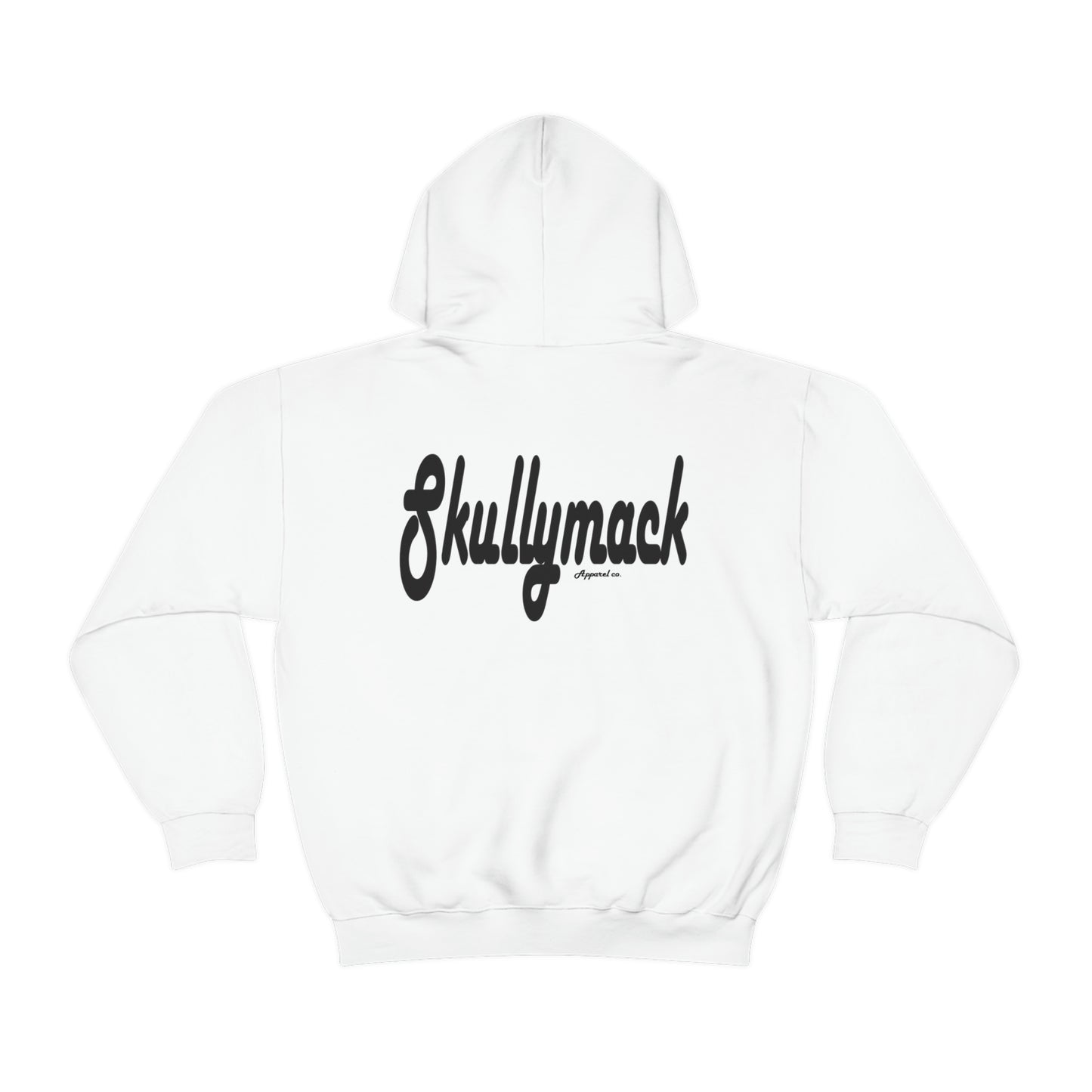 Skullymack OG wht Hooded Sweatshirt