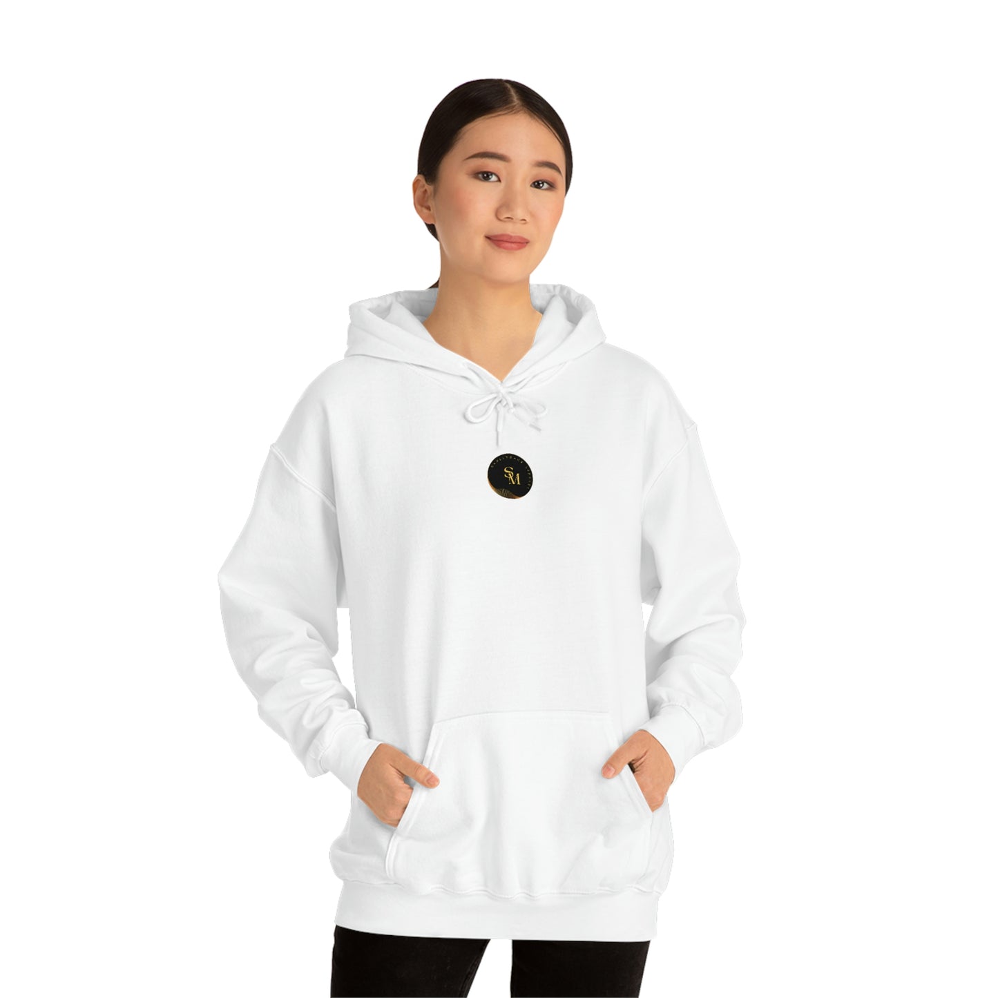 Skullymack OG wht Hooded Sweatshirt