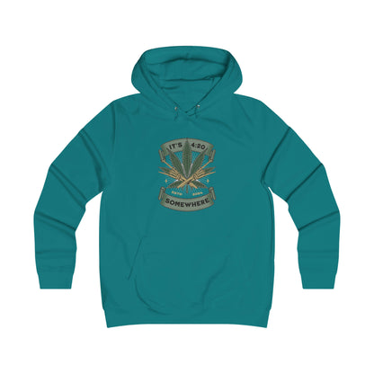 Skullymack It's 420 Girlie College Hoodie