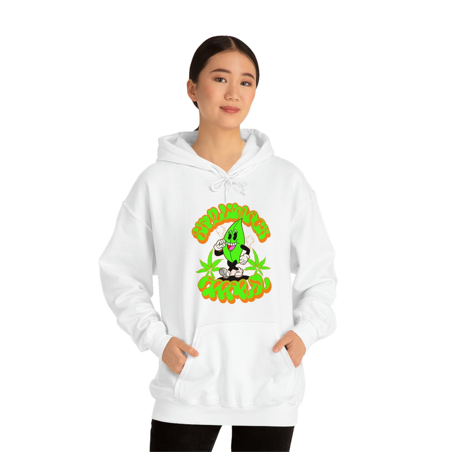 Skullymack 420 OG wht Hooded Sweatshirt