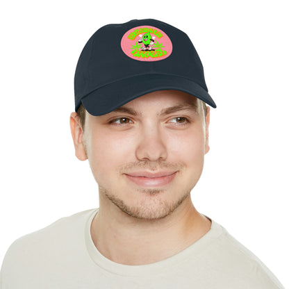 Skullymack 420 Hat with Leather Patch (Round)