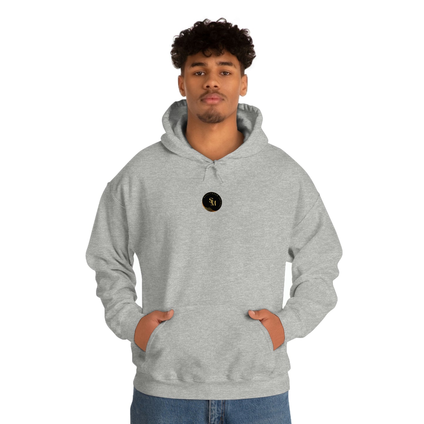 Skullymack OG wht Hooded Sweatshirt