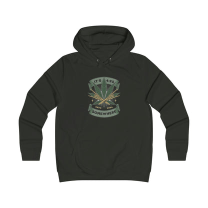 Skullymack It's 420 Girlie College Hoodie