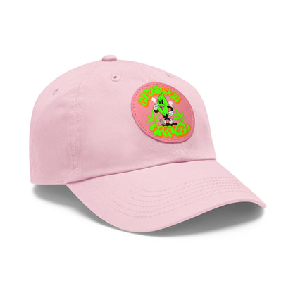 Skullymack 420 Hat with Leather Patch (Round)