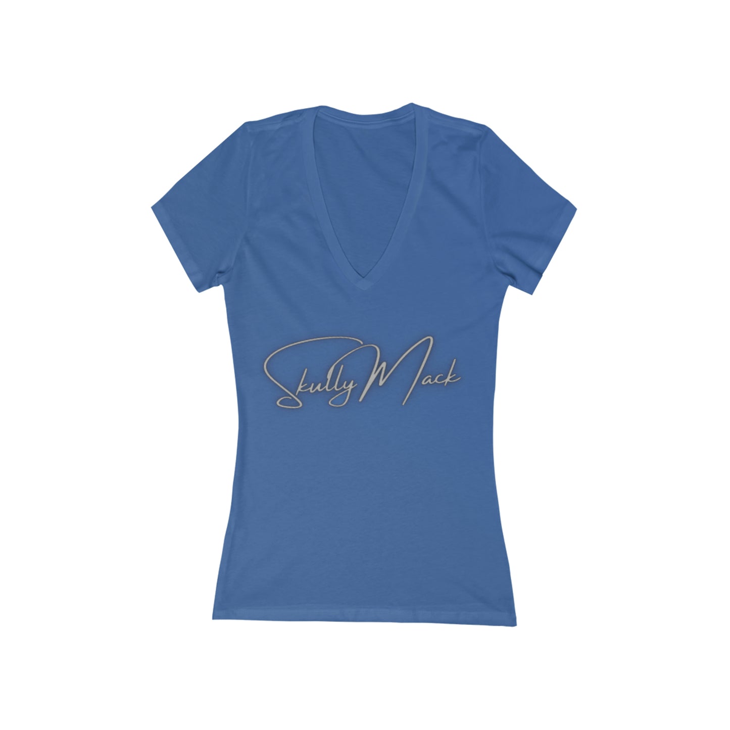 Women's Skullymack short sleeve deep V-Neck Tee