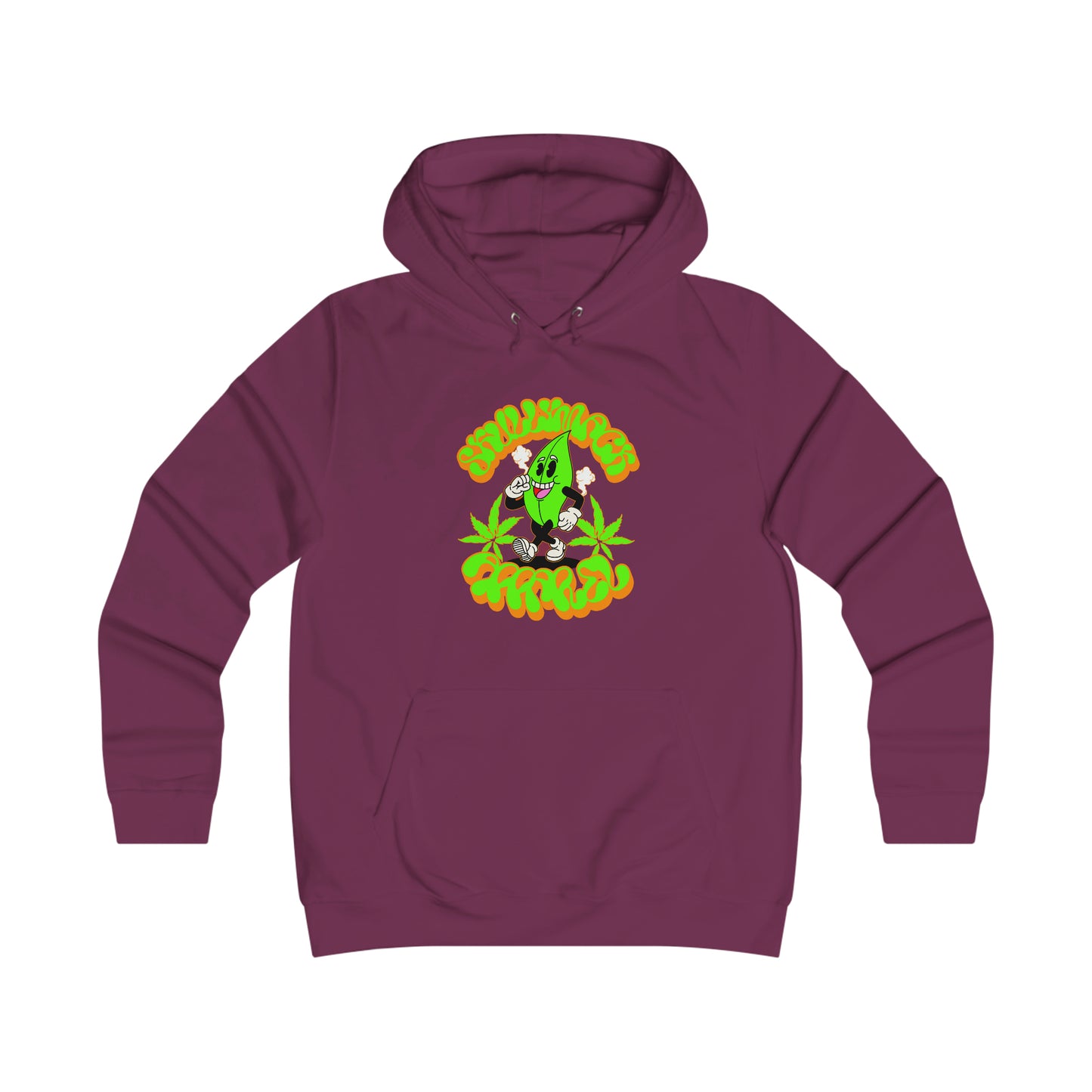 Skullymack 420 Girlie College Hoodie