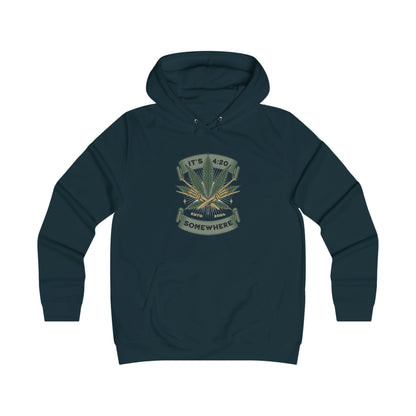 Skullymack It's 420 Girlie College Hoodie