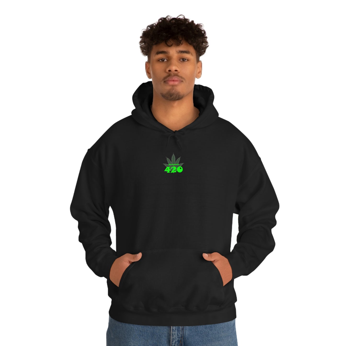 It came from above Skullymack 420 Hooded Sweatshirt