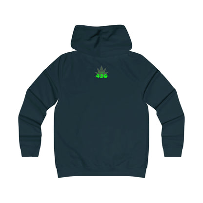 Skullymack It's 420 Girlie College Hoodie