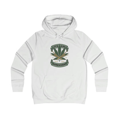 Skullymack It's 420 Girlie College Hoodie