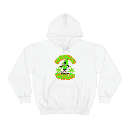 Skullymack 420 OG wht Hooded Sweatshirt