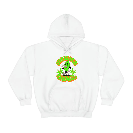 Skullymack 420 OG wht Hooded Sweatshirt