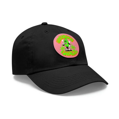 Skullymack 420 Hat with Leather Patch (Round)