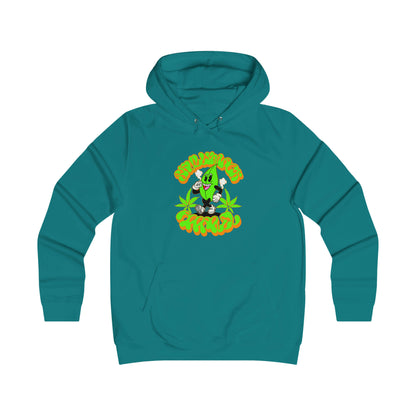 Skullymack 420 Girlie College Hoodie